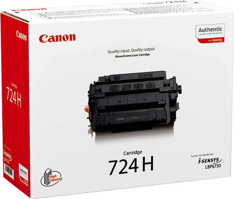 Canon 724h Schwarz Toner 3482B002