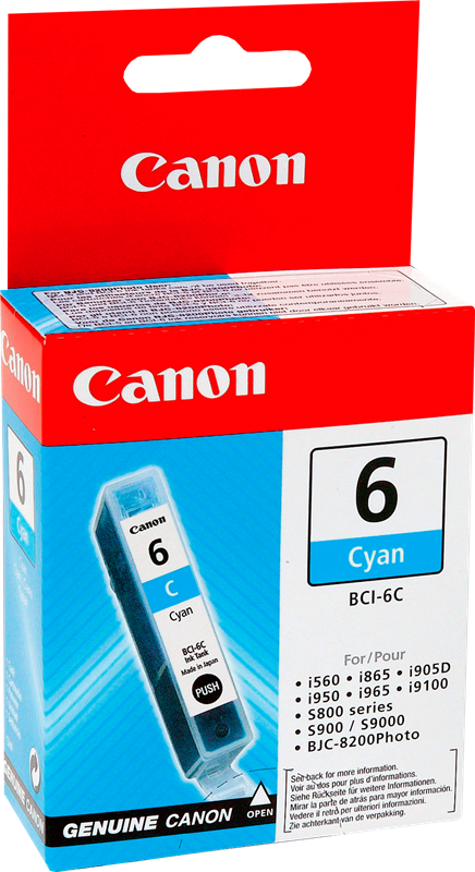 Canon BCI-6c Cyan Tintenpatrone 4706A002