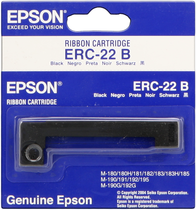 Epson ERC-22B Schwarz Farbband C43S015358