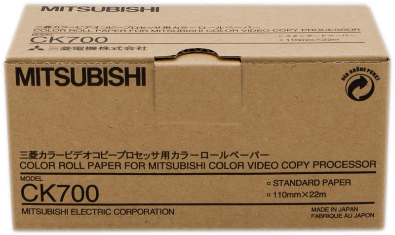 Mitsubishi Thermopapierrolle CK700 Weiss