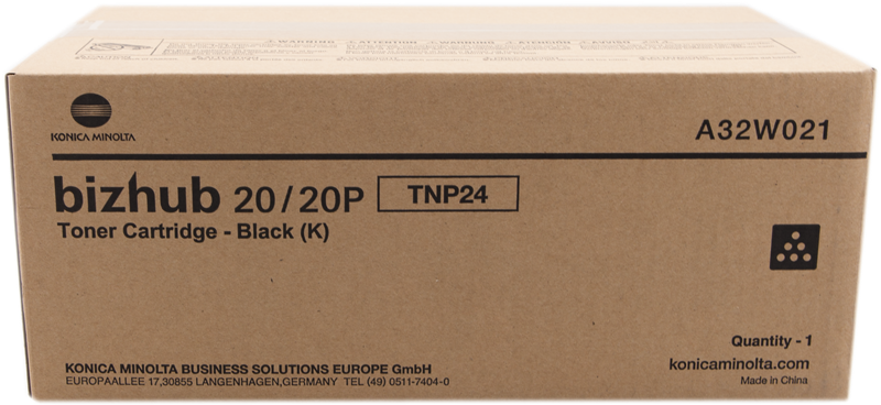 Konica Minolta TNP24 Schwarz Toner A32W021