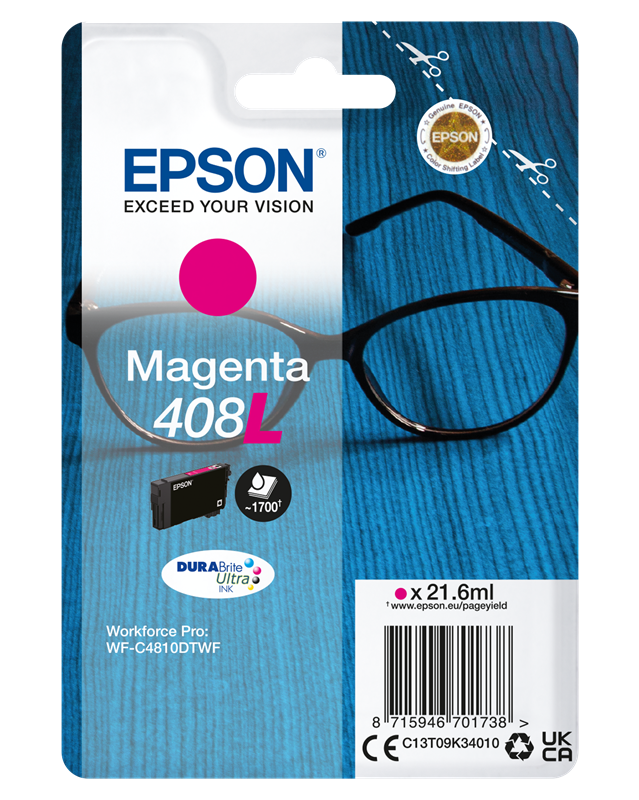Epson 408L Magenta Druckerpatrone C13T09K34010