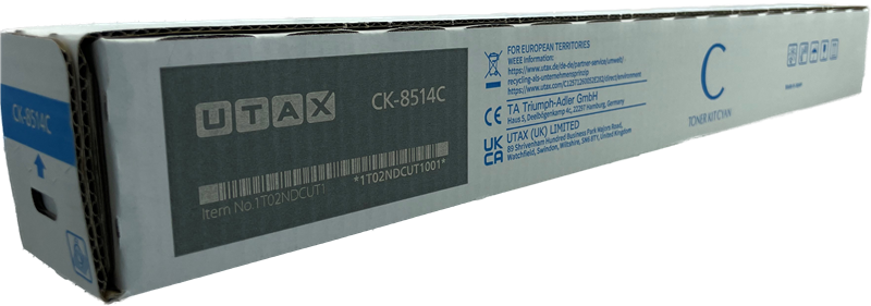 Utax CK-8514C Cyan Toner 1T02NDCUT1