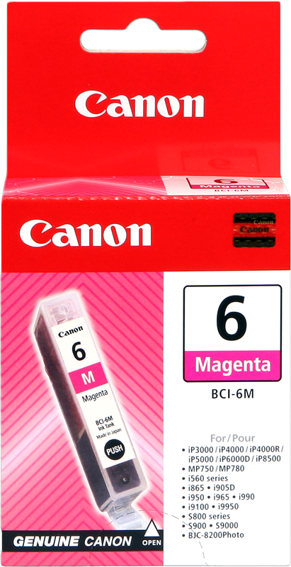Canon BCI-6m Magenta Tintenpatrone 4707A002