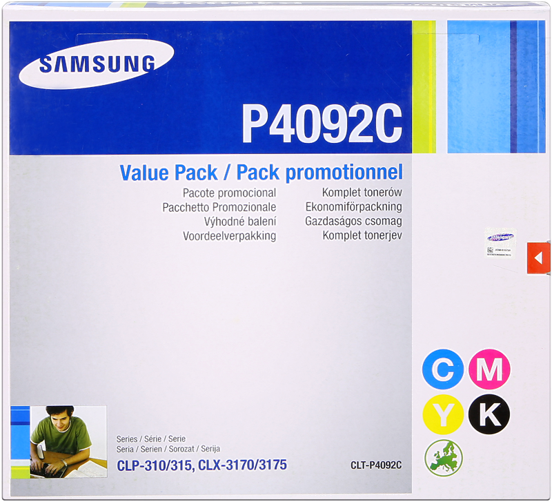 Samsung CLT-P4092C Multipack Schwarz / Cyan / Magenta / Gelb (SU392A)