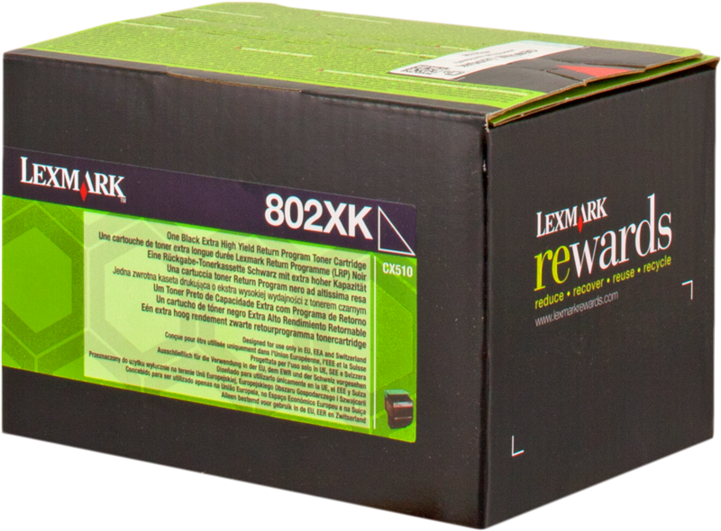 Lexmark 802XK Schwarz Toner