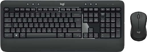 Logitech MK540 Advanced Kabelloses Tastatur-Maus-Set Schwarz