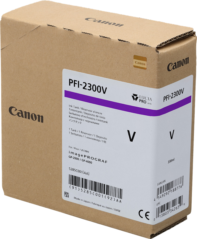 Canon PFI-2300v Violett Tintenpatrone 5285C001