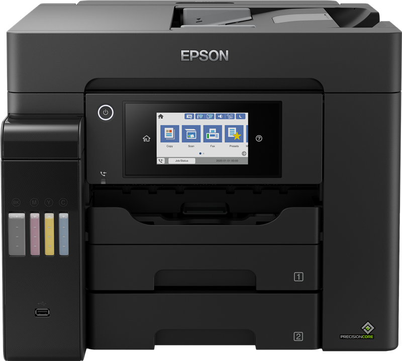 Epson EcoTank ET-5850 Multifunktionsdrucker Schwarz