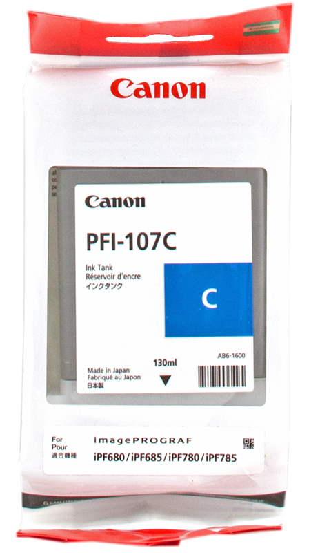Canon PFI-107c Cyan Druckerpatrone 6706B001