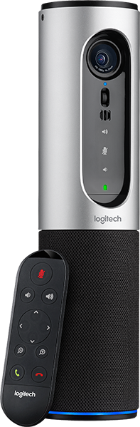 Logitech ConferenceCam Connect Full HD Webcam Silber / Schwarz