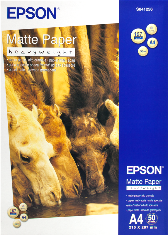 Epson Matte Heavyweight Papier Inkjet A4 Weiss
