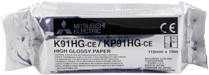 Mitsubishi Thermopapierrolle KP91HG-CE Weiss