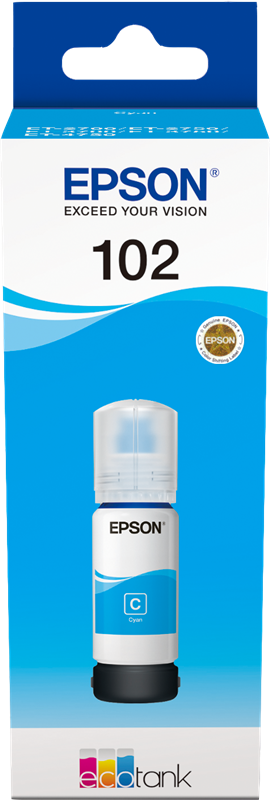 Epson 102 Cyan Druckerpatrone C13T03R240