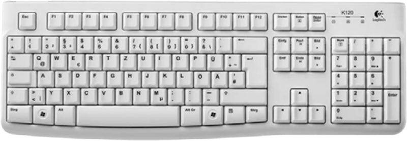 Logitech K120 Tastatur Weiss