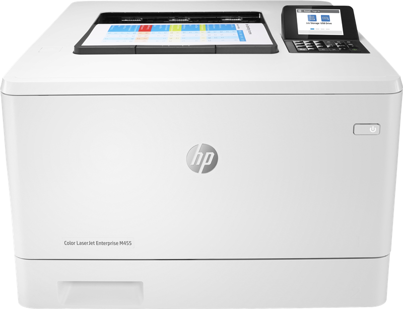 HP Color LaserJet Enterprise M455dn Laserdrucker Weiss