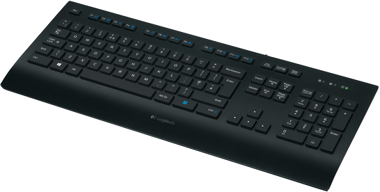 Logitech K280e Tastatur Schwarz