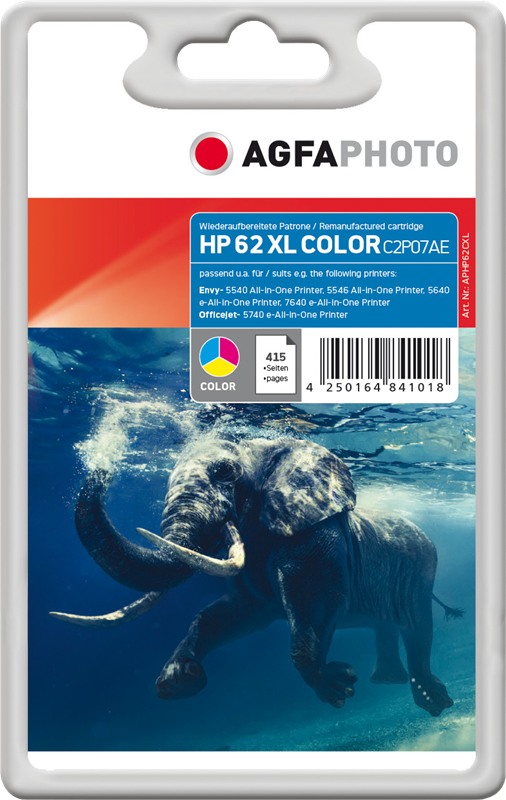 Agfa Photo APHP62CXL mehrere Farben Druckerpatrone