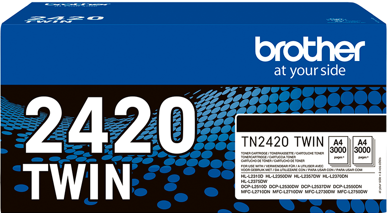 Brother TN-2420 TWIN Multipack Schwarz