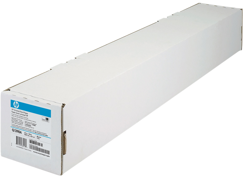 HP Universal Bondpapier 1067mm x 45,7m, 42 Zoll Weiss